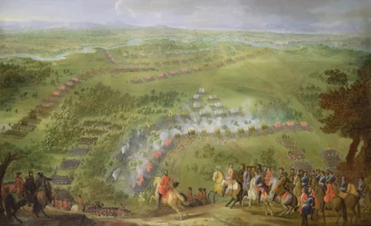 Die Schlacht von Lesnaya im Jahr 1708